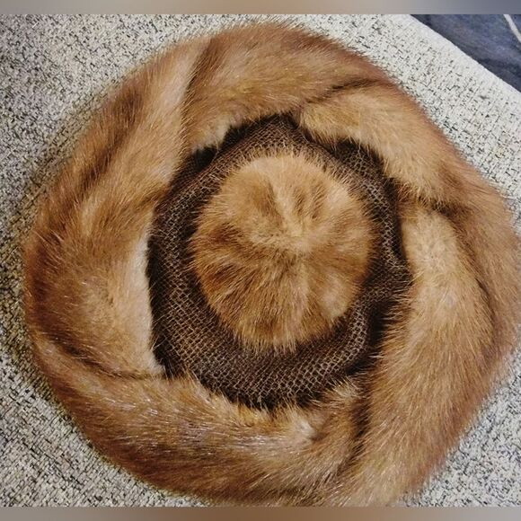 #Vintage #Chicago #Genuine #Mink #Fur Hats Set w/ Chas A Stevens Hatbox 50s-60s main image 6